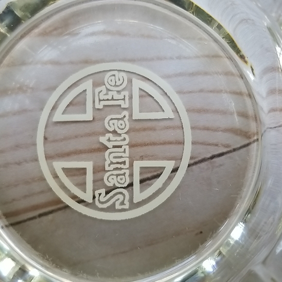 Vintage Santa fe ashtray clear glass - Picture 5 of 6
